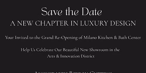 Grand Re-Opening Of Milano Kitchen and Bath Center