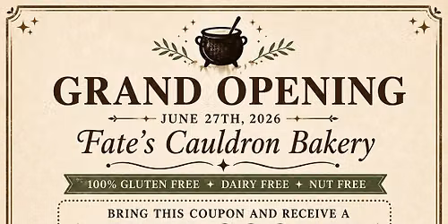 Fates Cauldon Bakery, Grand Opening Celebration !! 