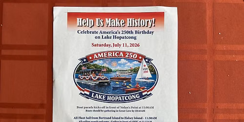 America 250 - Lake Hopatcong