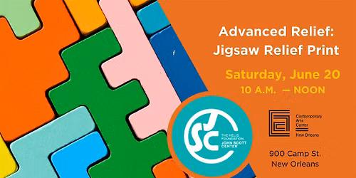 Advanced Relief: Jigsaw Relief Print