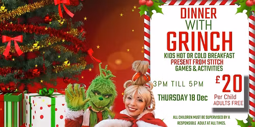 Dinner with Grinch and Cindy Lou