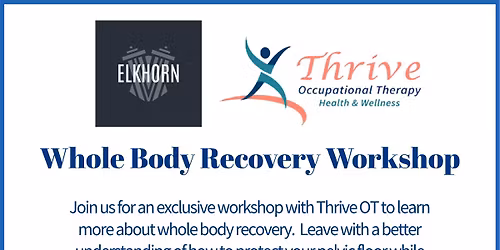 Whole Body Recovery Workshop