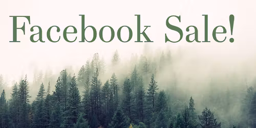 November Facebook Sale!