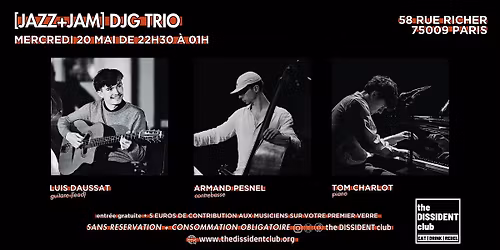 [JAZZ+JAM] DJG trio