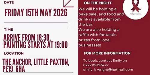 JOIN BRUSH PARTY WITH JO \ud83c\udf89FOR A FUNDRAISER \ud83c\udf89PAINTING \u2018GOOD HARE DAY\u2019 - ST NEOTS 