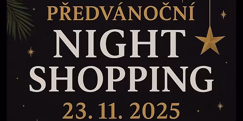 P\u0159edv\u00e1no\u010dn\u00ed NIGHT SHOPPING \ud83c\udf84