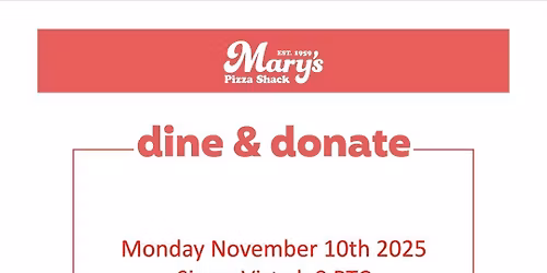 Dine & Donate: Mary's Pizza Shack