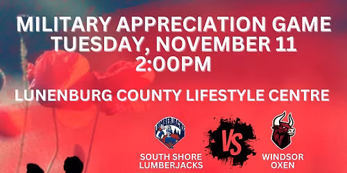 SOUTH SHORE LUMBERJACKS VS WINDSOR OXEN