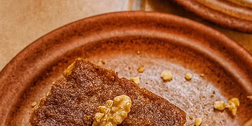 Greek traditional karidopita course