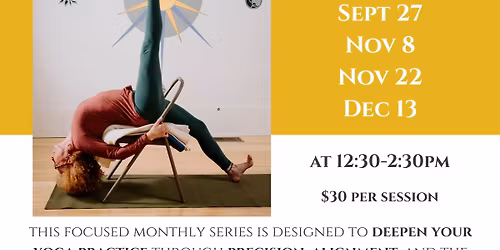 Iyengar Level 2 Fall Workshops