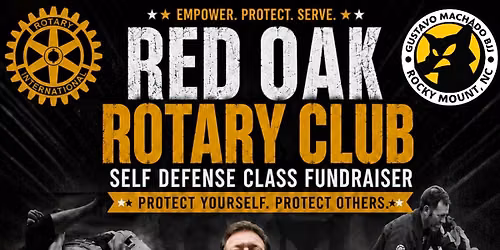 Self Defense Class- Red Oak Area Rotary Fundraiser