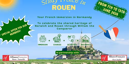 S\u00e9jour Linguistique \u00e0 l'Alliance Fran\u00e7aise de Rouen