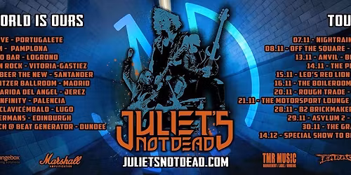 Juliet's Not Dead LIVE at Bannermans, Edinburgh, Scotland