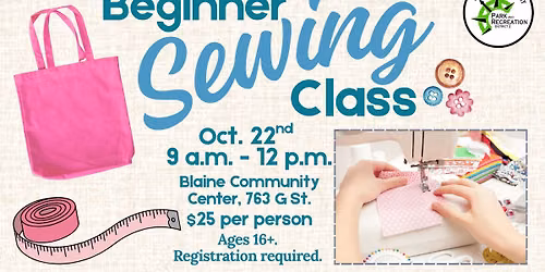 Beginner Sewing Class: Tote Bags