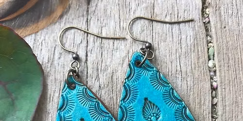 Creative Leather Earring Making Session