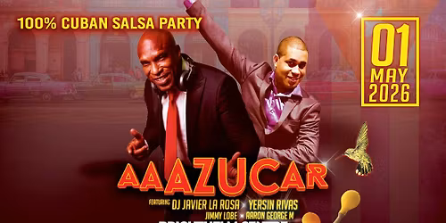 AAAZUCAR* \u2b50\ufe0f 100% CUBAN SALSA PARTY \u2b50\ufe0f