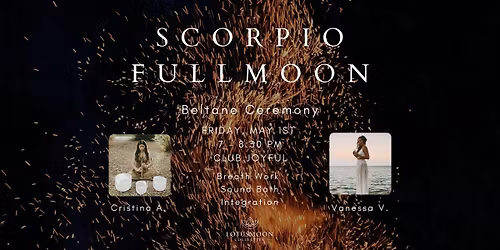 Full Moon Beltane Ceremony • Breathwork & Sound Bath