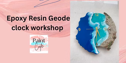 Epoxy Resin Geode Clock workshop-