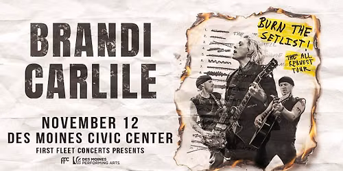 Brandi Carlile: Burn The Setlist (The All Request Tour)
