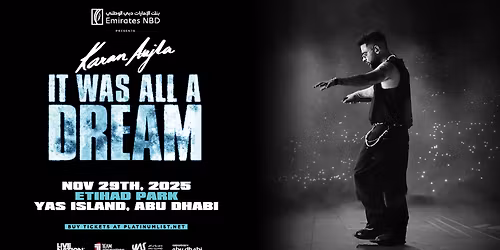 Karan Aujla - It Was All A Dream Tour Live in Abu Dhabi