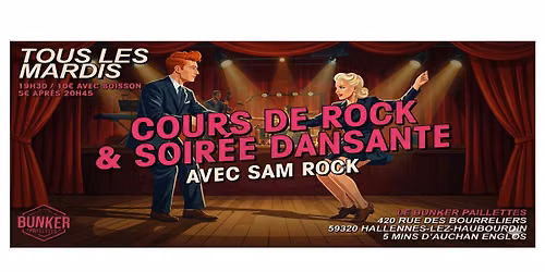 \ud83d\udd7a ATELIER ROCK EVOLUTIF (pour tous!) + SOIR\u00c9E DANSANTE \ud83d\udc83