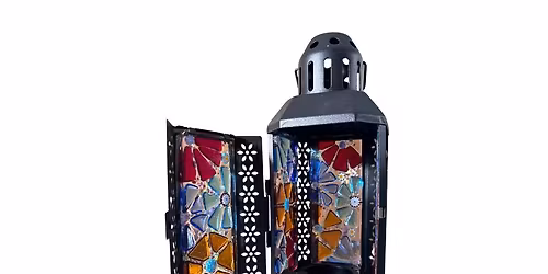 Mosaic Florals- Garden Lantern Fused Glass Workshop for Adults ($115)