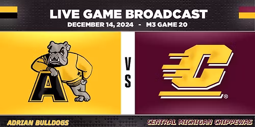 Central Michigan Chippewas vs. Adrian Bulldogs