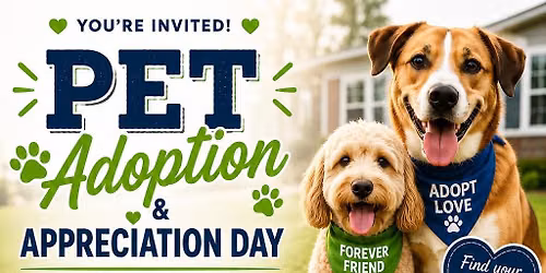 Pet Appreciation and Adoption Day - at Clayton Homes of Bossier City