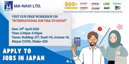 WORKSHOP ON "INTERNATIONAL JOB VISA TO JAPAN" BY MA-NAVI LTD.