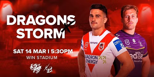 2026 NRL Telstra Premiership - Dragons v Storm