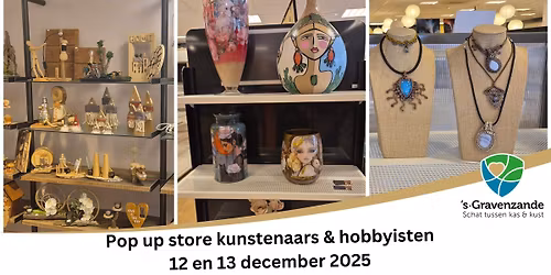 Pop Up store voor hobbyisten en kunstenaars