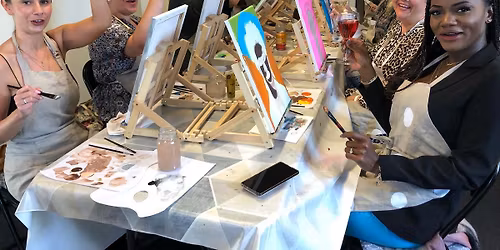 Paint and Sip i Fargegaten - "Frida Kahlo\u00bb