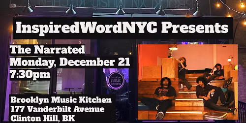 InspiredWordNYC Presents The Narrated at Brooklyn Music Kitchen