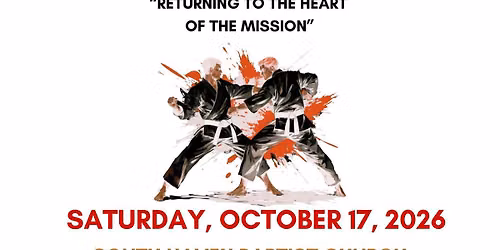 Karate for Christ International Homecoming!