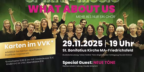Spirit of Music - Konzert „What about us“