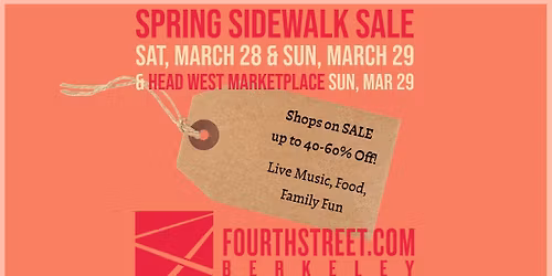 Spring Sidewalk Sale 2026
