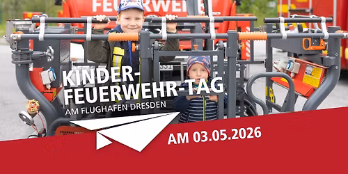 Kinderfeuerwehrtag am Flughafen