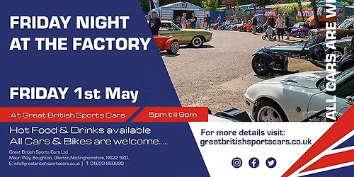 Friday Night at the Factory - Great British Sports Cars.