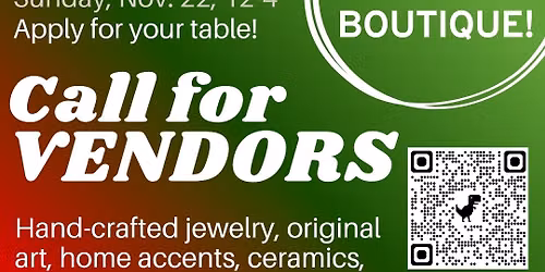 Call for Vendors: Annual Holiday Boutique at Ellarlsie