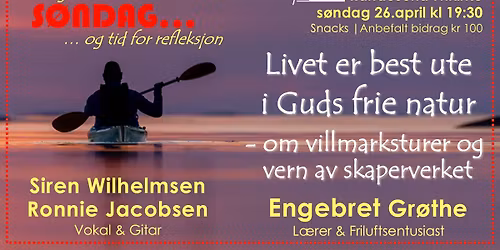 Endelig S\u00d8NDAG 26.april 2026