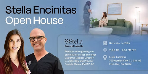 Stella Mental Health Encinitas Open House