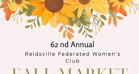 62nd Annual Fall Market hosted by Federated Woman's Club of Reidsville