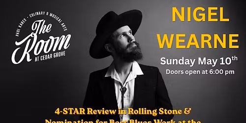 Mother's Day with Award Winning Multi-Instrumentalist Nigel Wearne