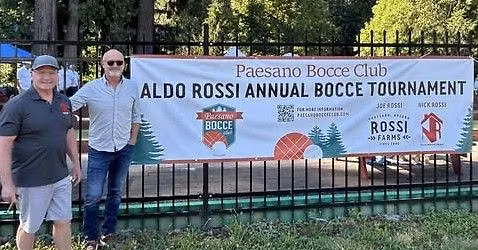 23nd Annual Aldo Rossi Bocce Tournament SIGN UP NOW!