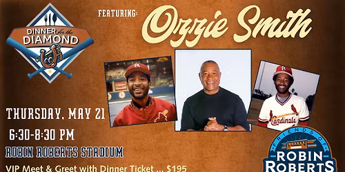 2026 Dinner on The Diamond featuring Ozzie Smith