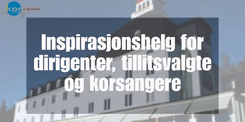 Inspirasjonshelg \/\/ 24.-25. oktober
