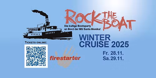 \ud83d\udea8SOLD OUT\ud83d\udea8\u203c\ufe0f ROCK the BOAT! Winter Cruise! Fr, 28.11. & Sa, 29.11., Santa Monika, DO-Hafen