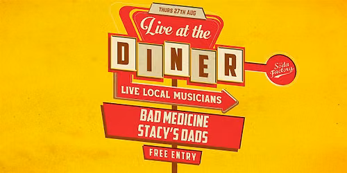 FREE DRINK - Stacy's Dads + Bad Medicine LIVE at Soda!