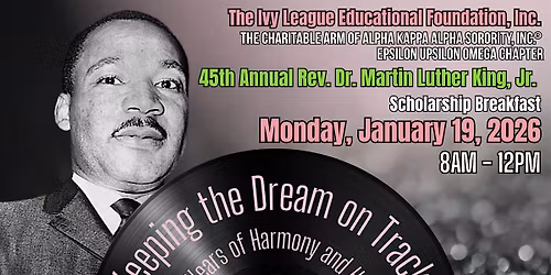 45th Annual Rev. Dr. Martin Luther King Scholarship Breakfast Vendors