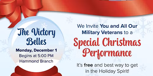 Victory Belles Christmas Performance - Hammond Branch